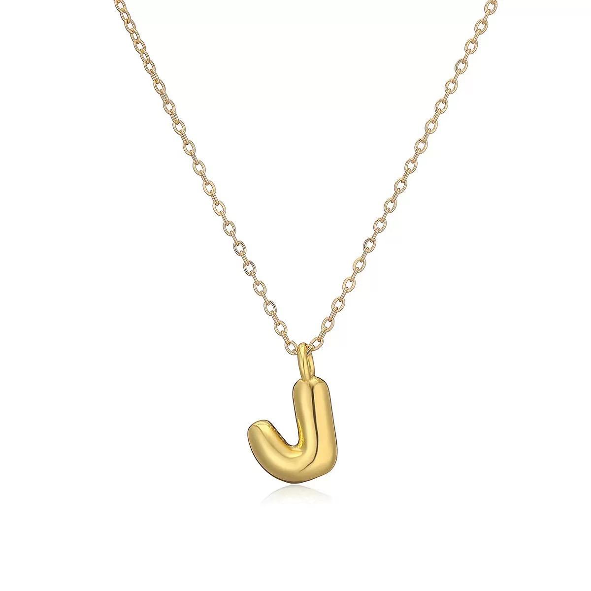Bubbly Letter Necklace