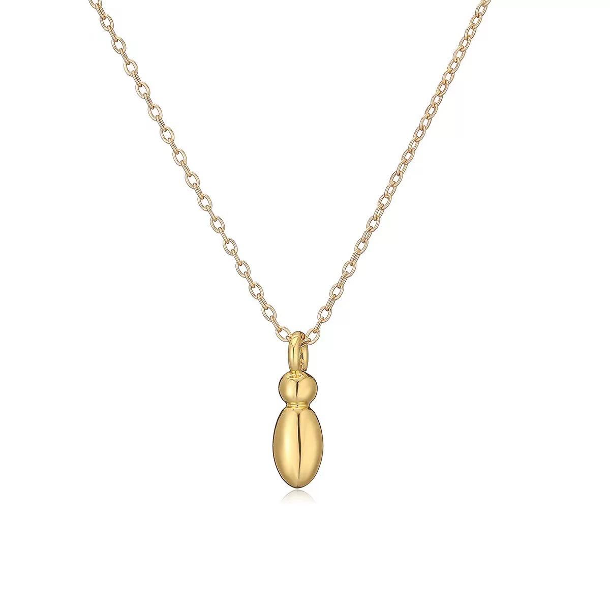 Bubbly Letter Necklace