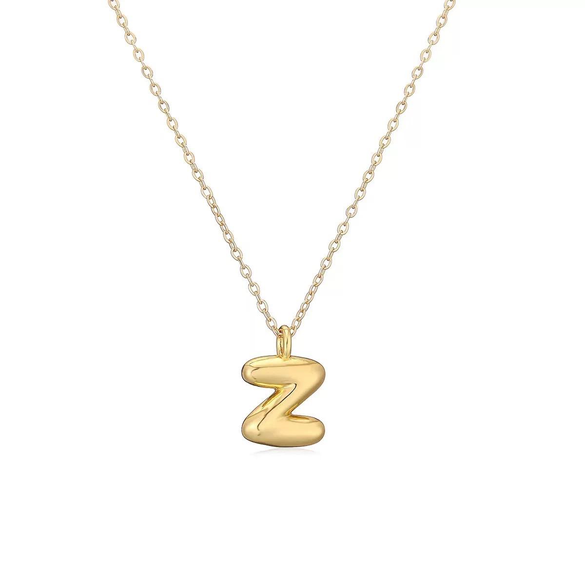 Bubbly Letter Necklace