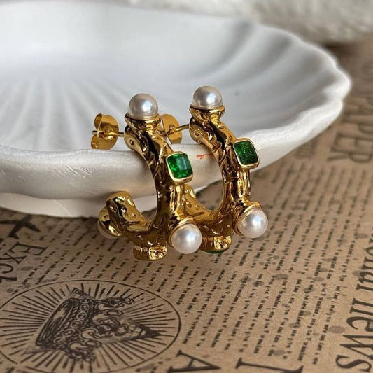 Gold Aura Earrings